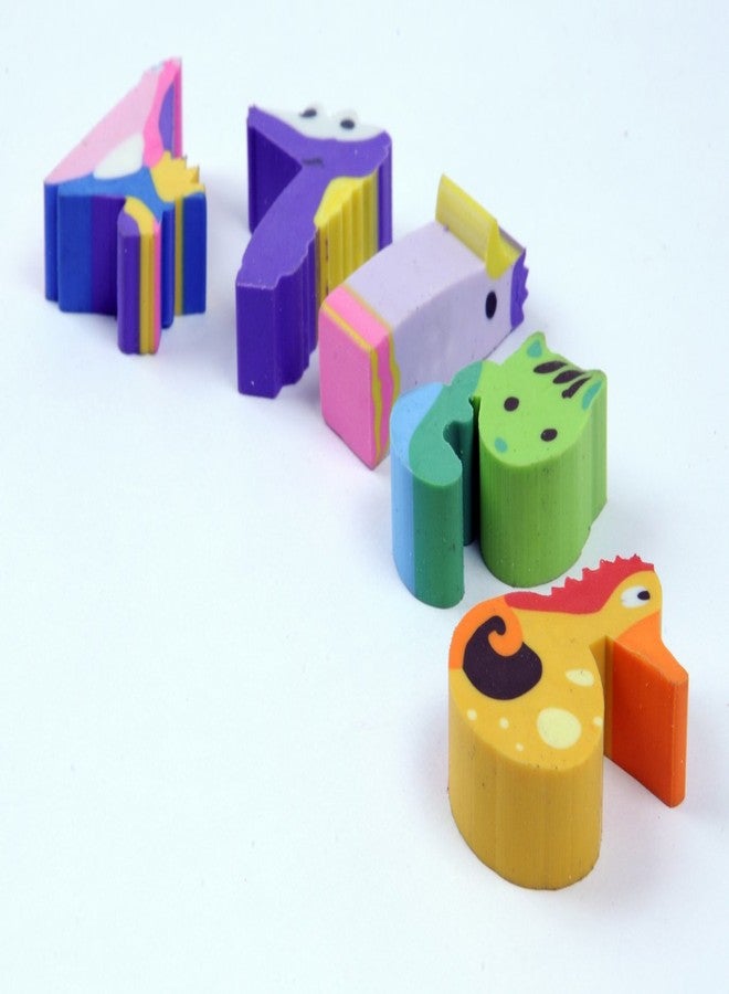 Coi Multi Co-Lour Numeric Eraser for Kids. - Image 2